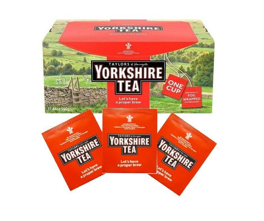 Yorkshire Tea Individually Wrapped One Cup Tea Bags