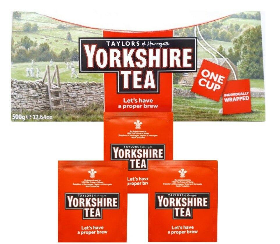 Yorkshire Tea Individually Wrapped One Cup Tea Bags