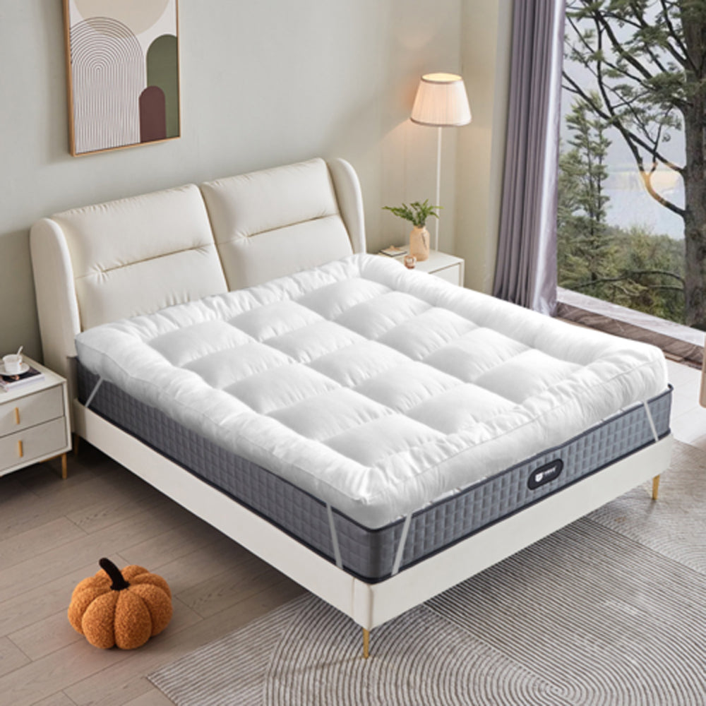 Hotel Quality Mattress Topper 10cm Deep Thick Single Double King Super All Size