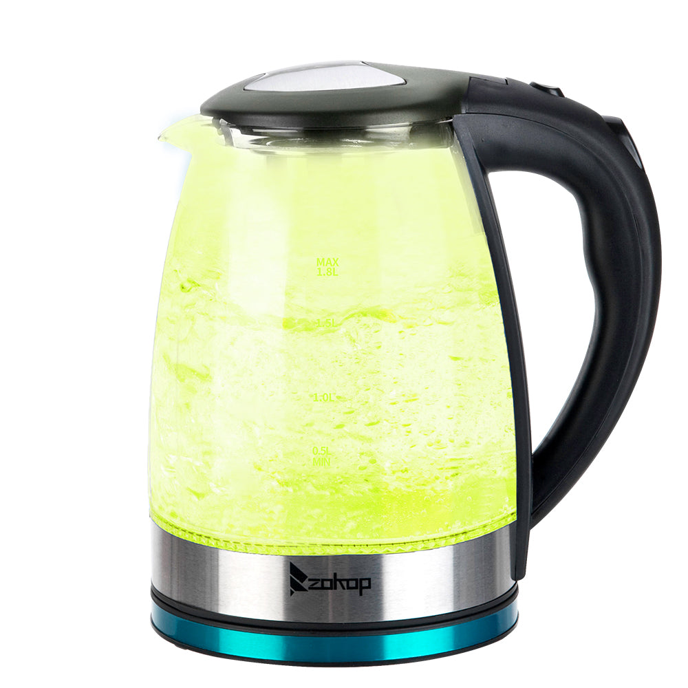 ZOKOP HD-1861-A
220V 2000W
1.8L
Glass Kettle
UK Plug