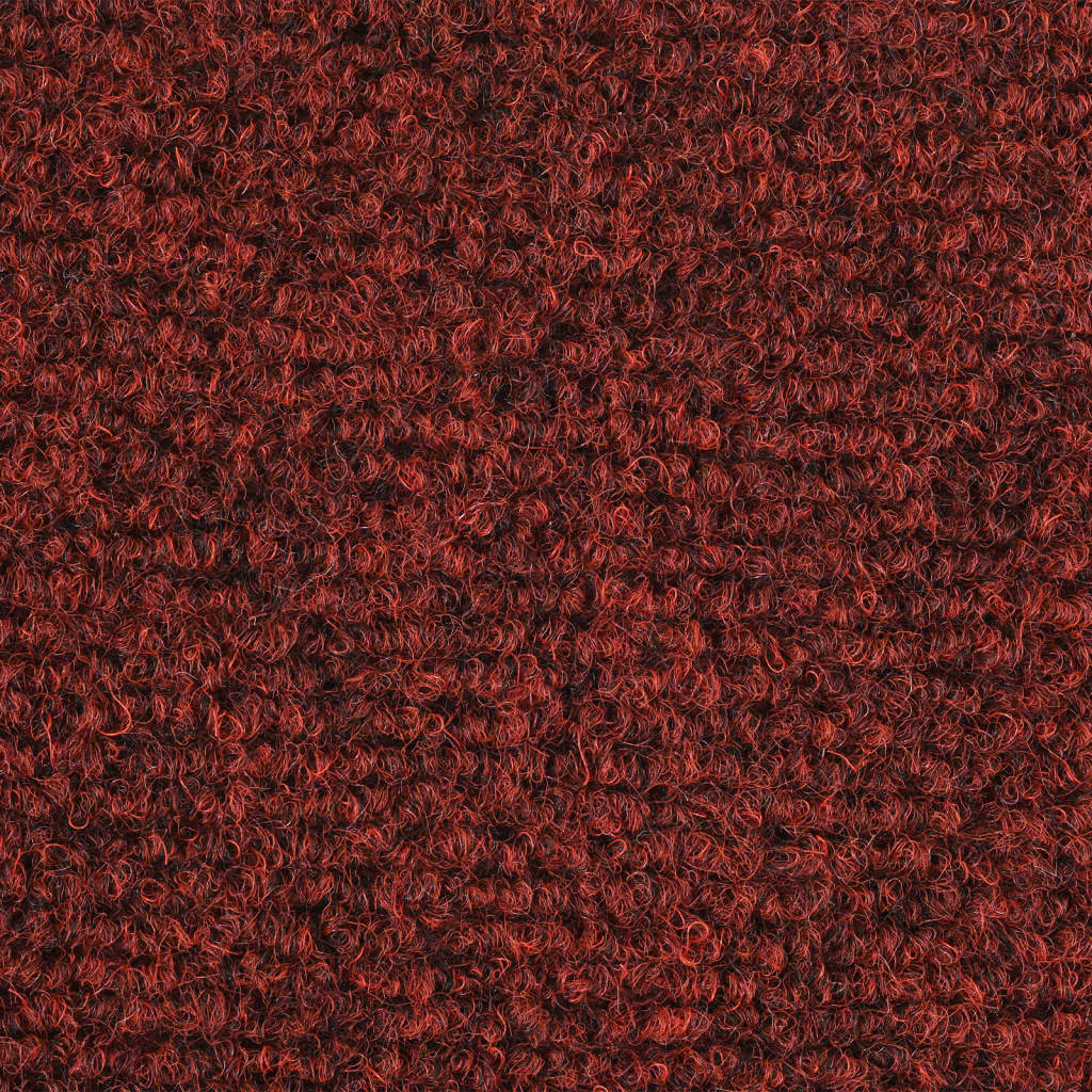 Self-adhesive Stair Mats 5 pcs Red 65x21x4 cm Needle Punch