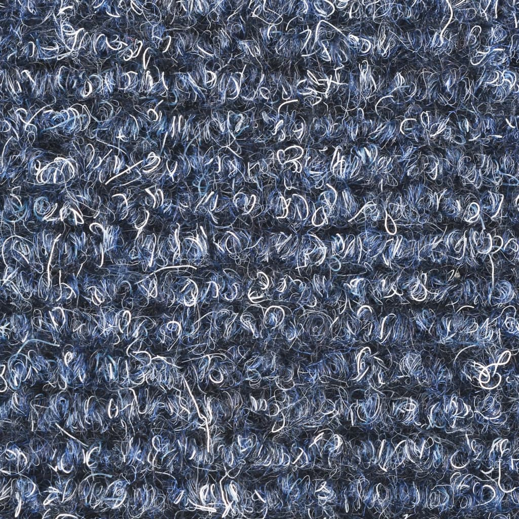 Self-adhesive Stair Mats 5 pcs Blue 65x21x4 cm Needle Punch