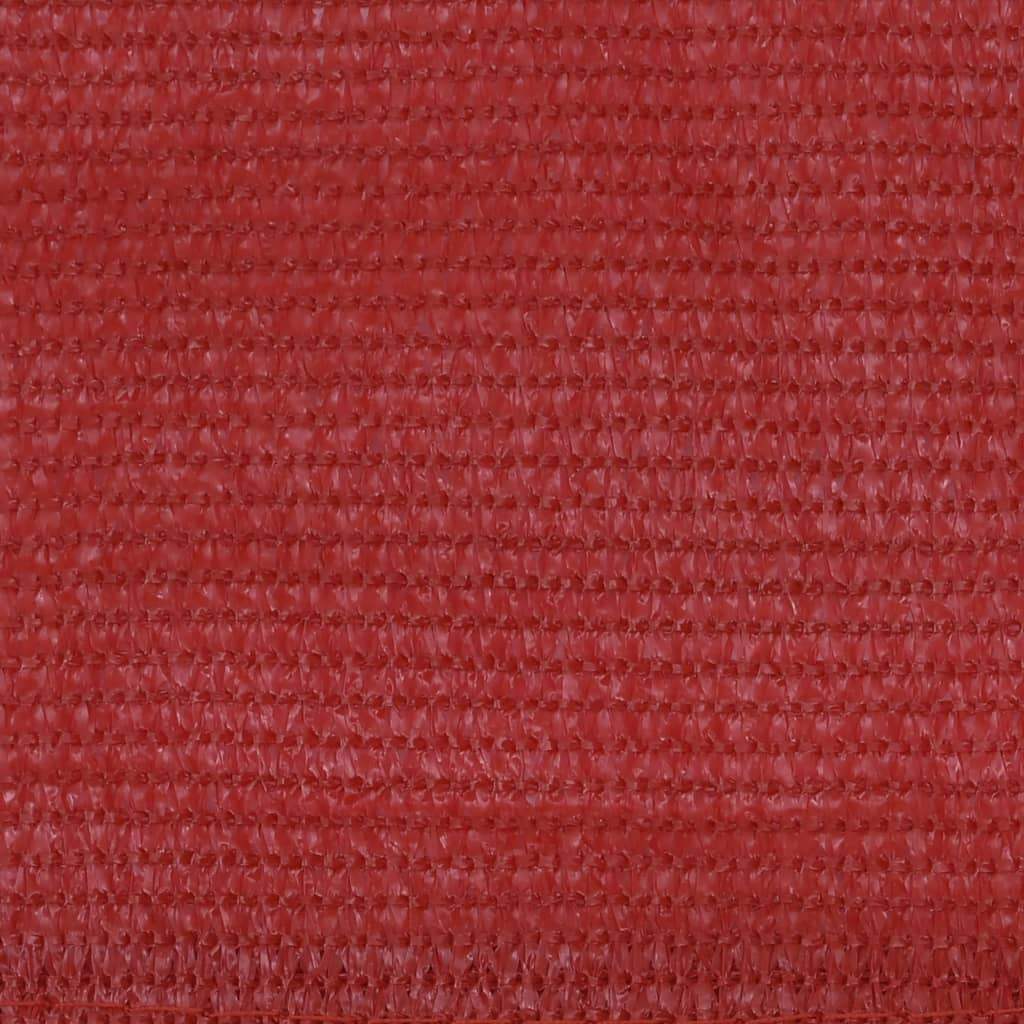 vidaXL Balcony Screen Red 90x400 cm HDPE