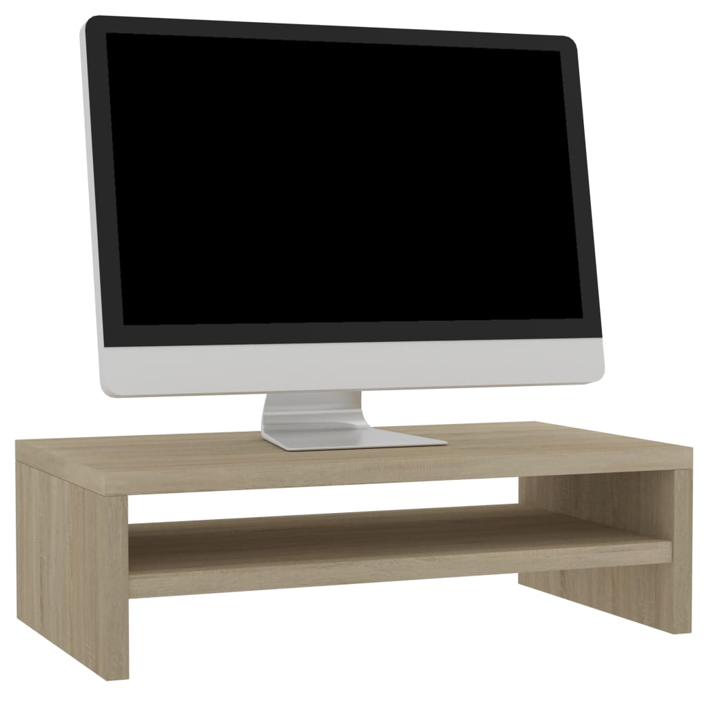 Monitor Stand Sonoma Oak 42x24x13 cm Engineered Wood