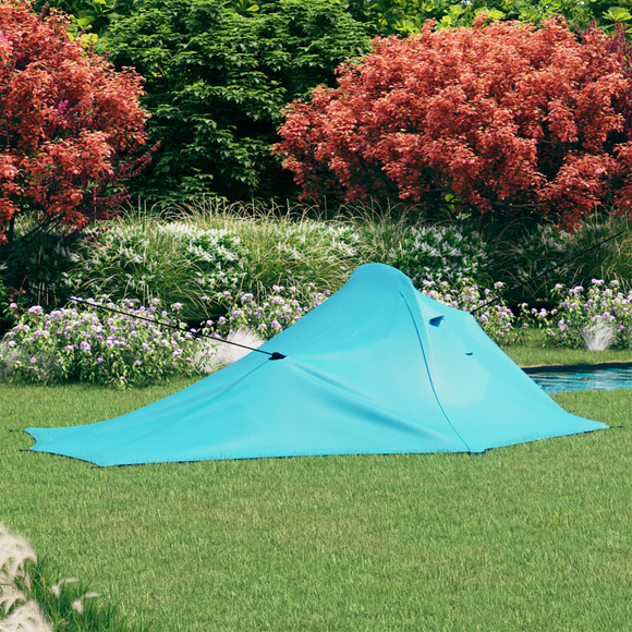 Camping Tent 317x240x100 cm Blue