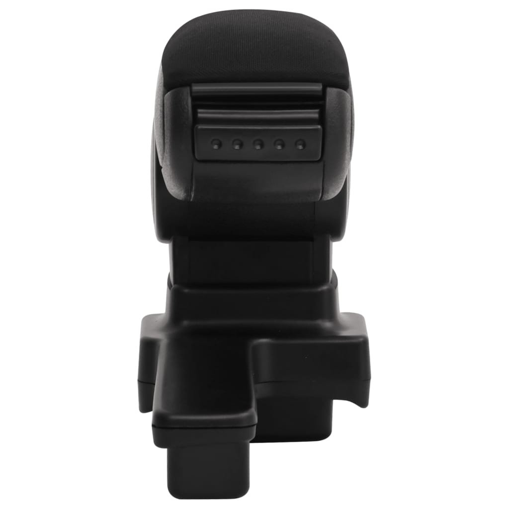 vidaXL Car Armrest Black 14.5x32x(27-46) cm ABS