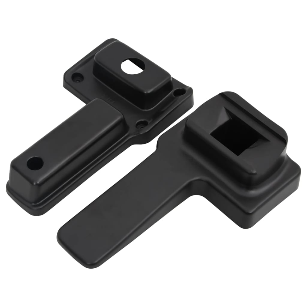 vidaXL Car Armrest Black 14.5x32x(27-46) cm ABS