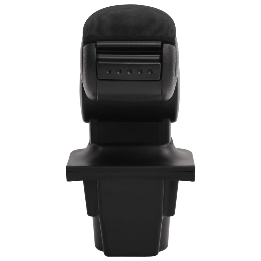 Car Armrest Black 16x35x(30-49) cm ABS