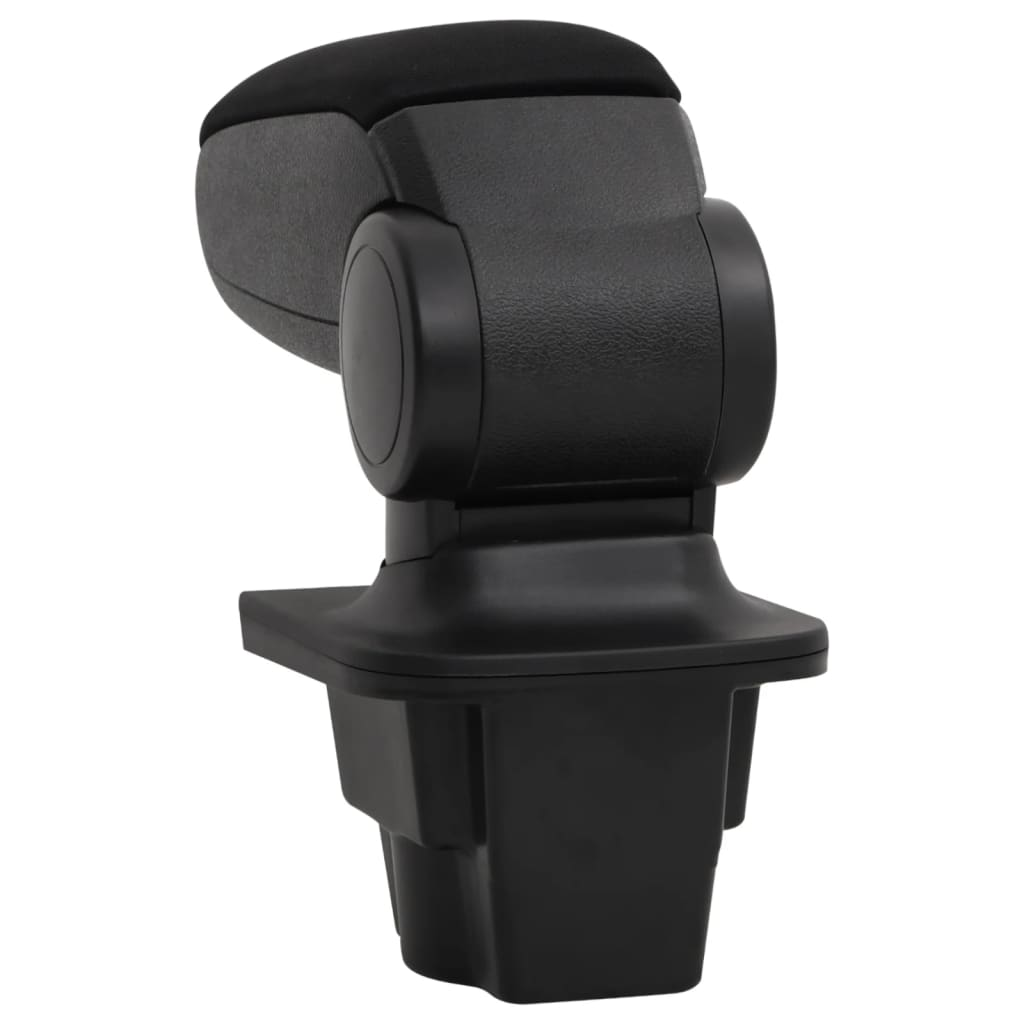 Car Armrest Black 16x35x(30-49) cm ABS