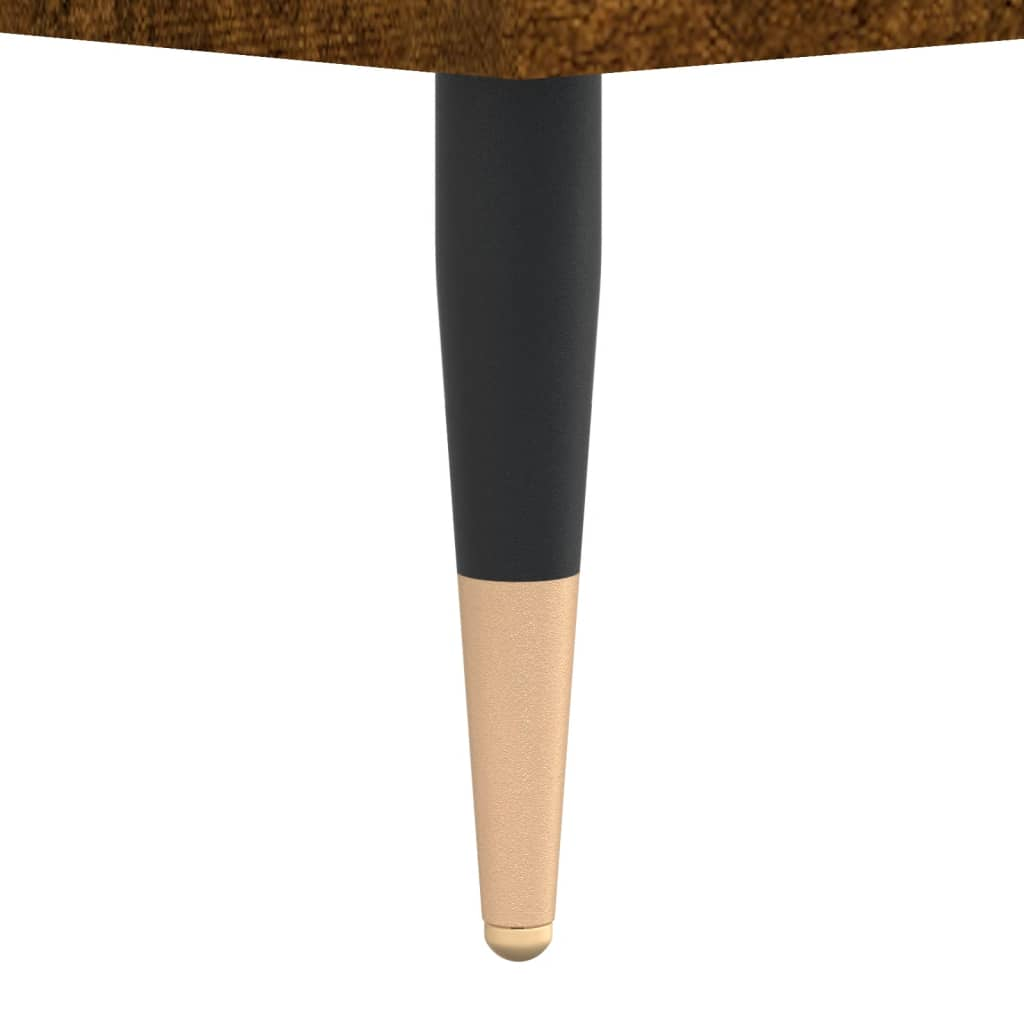 Bedside Cabinet Smoked Oak 40x30x50 cm Engineered Wood