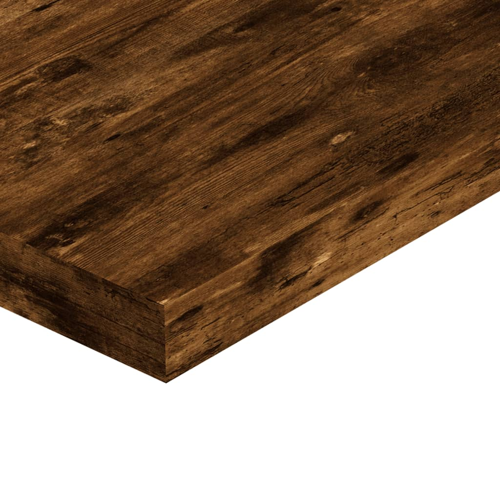 Wall Shelves 4 pcs Smoked Oak 40x10x1.5 cm Engineered Wood