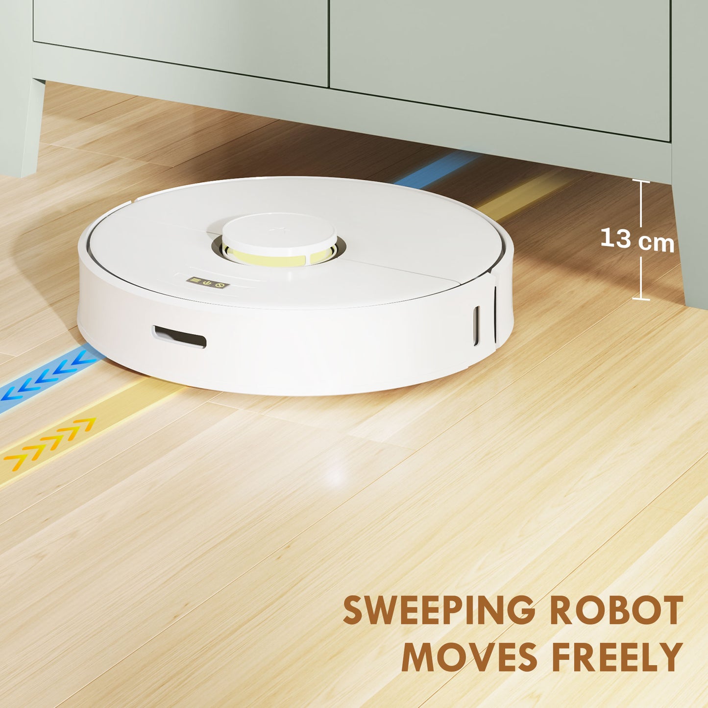 HOMCOM Farmhouse Style Sideboard - Light Green