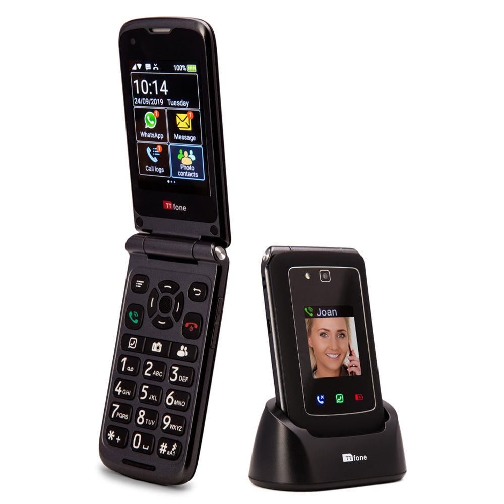 TTfone Titan TT950 Whatsapp Touchscreen Senior Big Button Flip Unlocked Mobile Phone