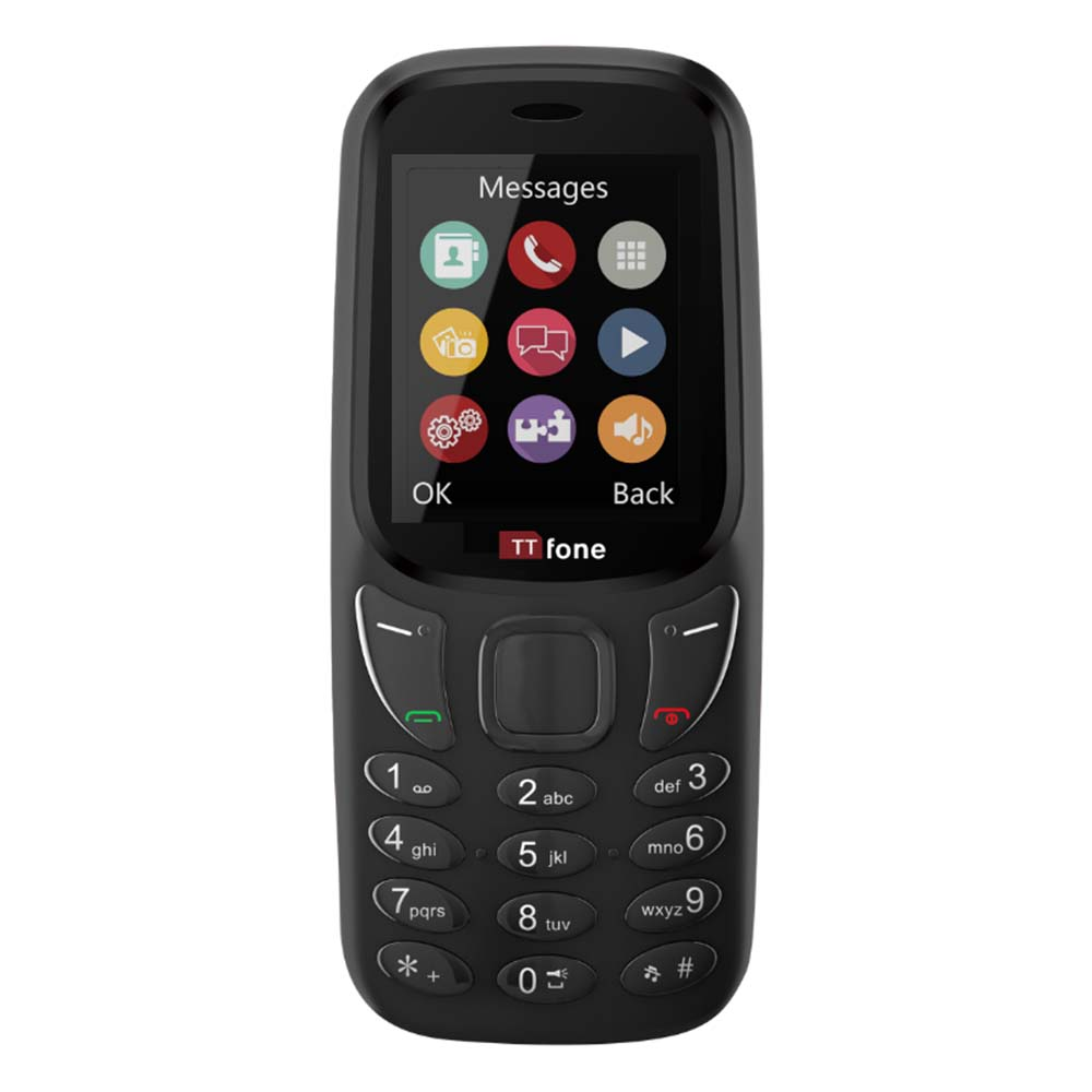 TTfone TT170 Black Dual SIM with Mains Charger