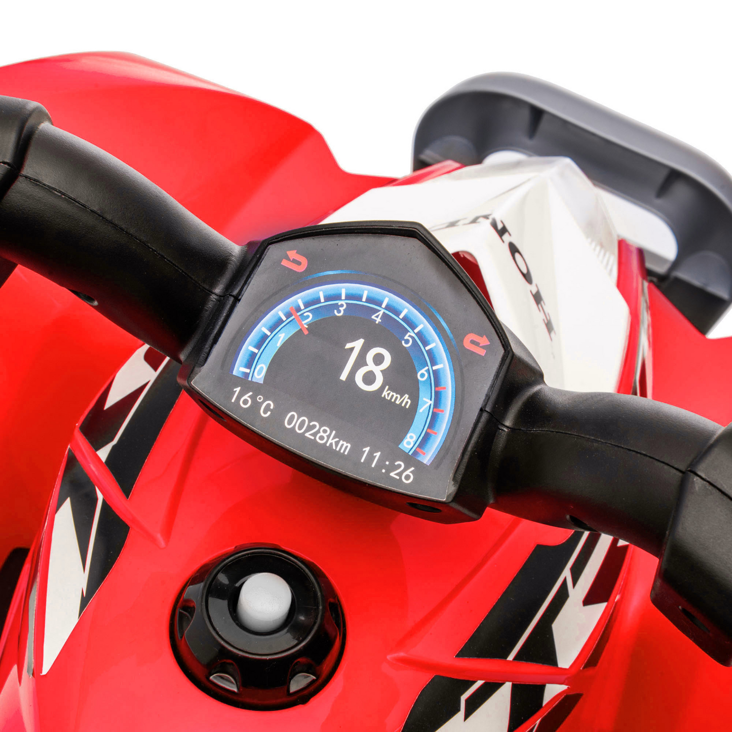 Honda Licensed Electric Ride on Quad Bike 6V ATV Ride On, 4 Pack, for 1.5-3 Years Red | AIYAPLAY