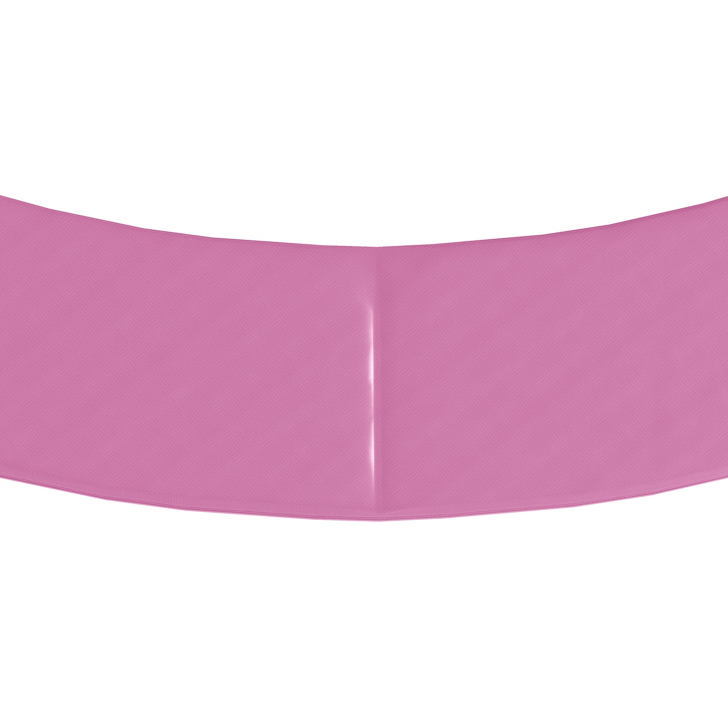 SPORTNOW 10FT Trampoline Spring Cover, Plastic Trampoline Pad Replacement with Elastic Cord, Waterproof, UV Resistant and Tear-Resistant, No Holes for Pole, Pink