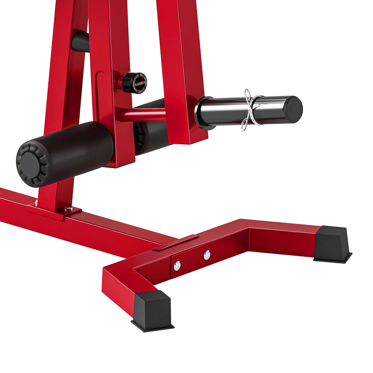 SPORTNOW 3-in-1 Leg Extension and Curl Machine, 300kg Heavy Duty Adjustable Weight Bench with Leg Developer, Red
