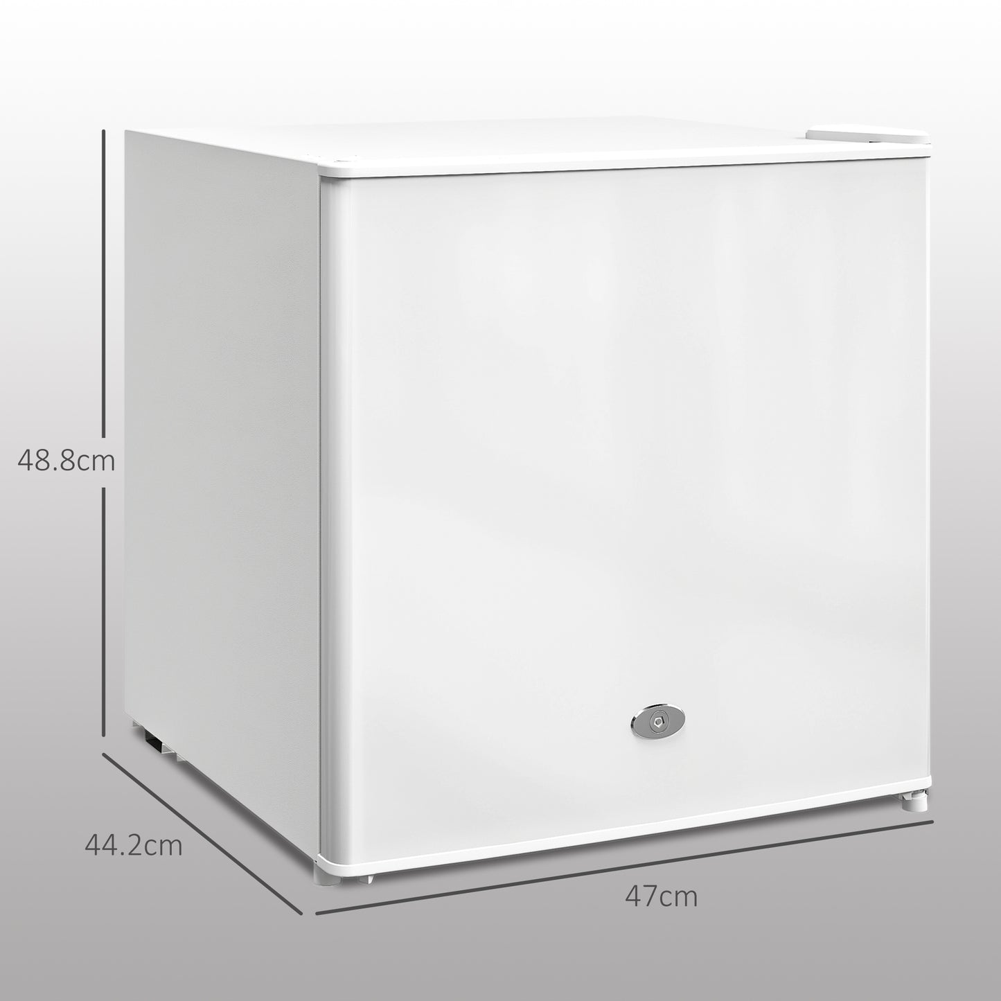 HOMCOM 35L Mini Freezer, -24 to -14 Temperature - White