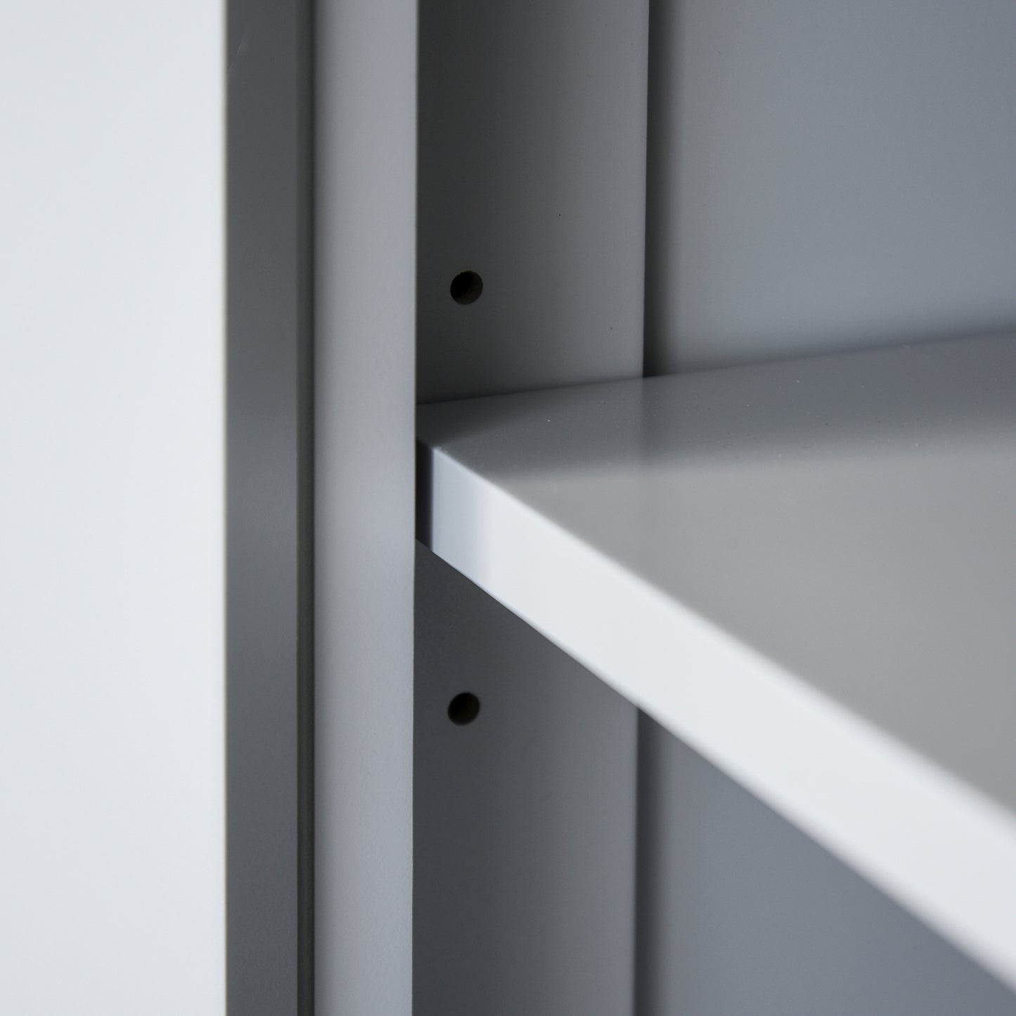 HOMCOM Grey Kitchen Cabinet Painted Kitchen Cupboards with 3 Adjustable Shelves