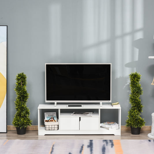 Outsunny 90cm/3FT Artificial Trees, Spiral Topiary Trees w/ Pot Set Of 2, Fake Indoor Greenery Plant Home Office Garden Decor Green