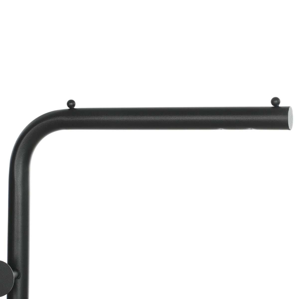HOMCOM Clothing Rack with 3 Side Hooks, Garment Rack with Marble Base, 45 x 25 x 169 cm, for Bedroom, Bathroom, Black