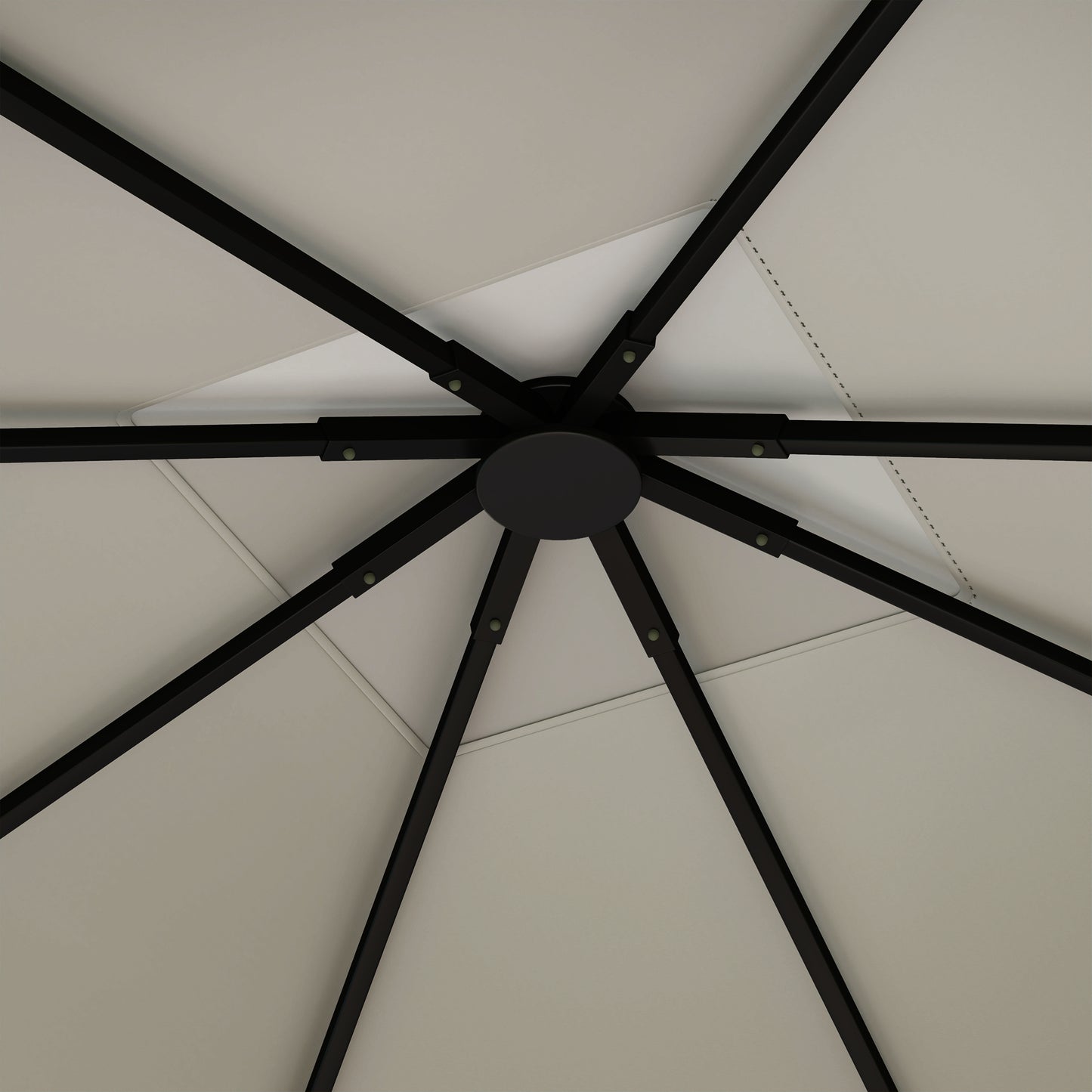 Outsunny 3 x 3(m) Gazebo Canopy Replacement, for 01-0867 - Light Grey