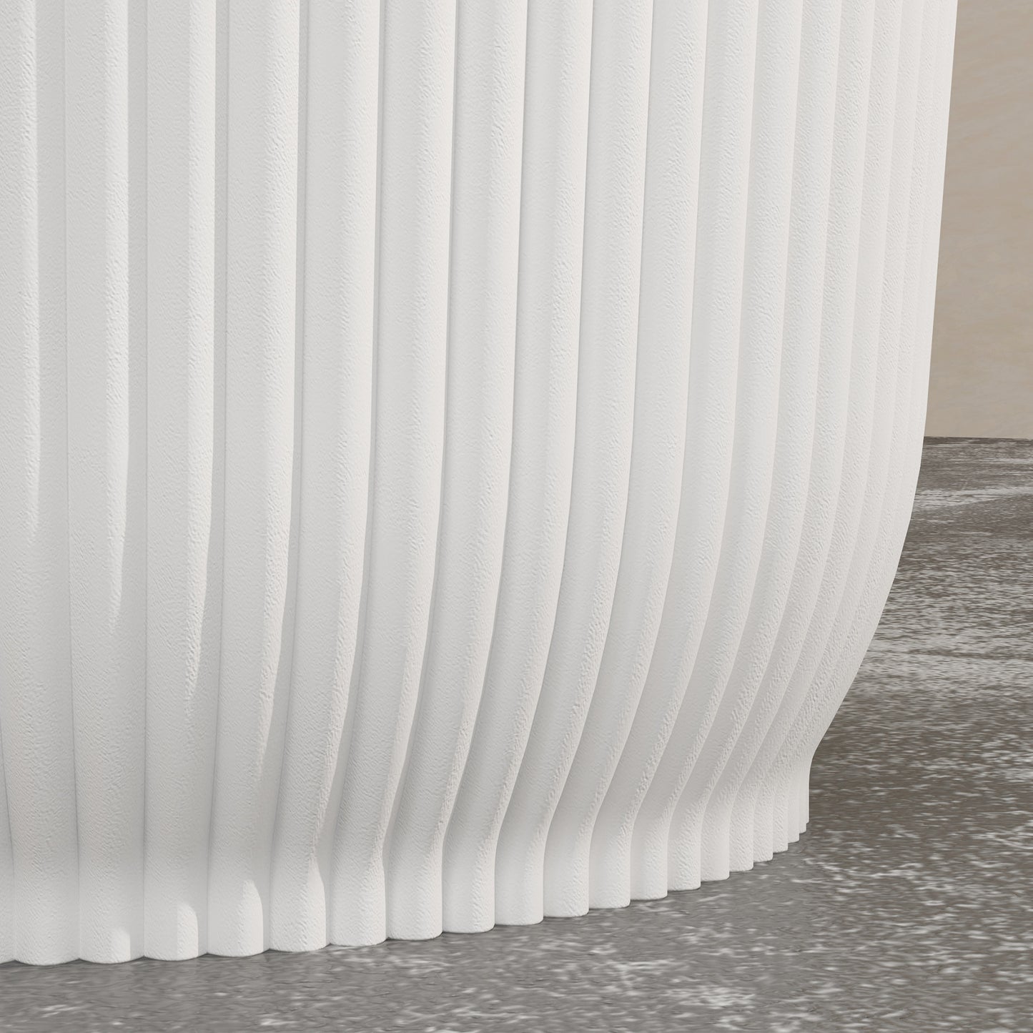 Outsunny Set of Three 22cm Planters - White