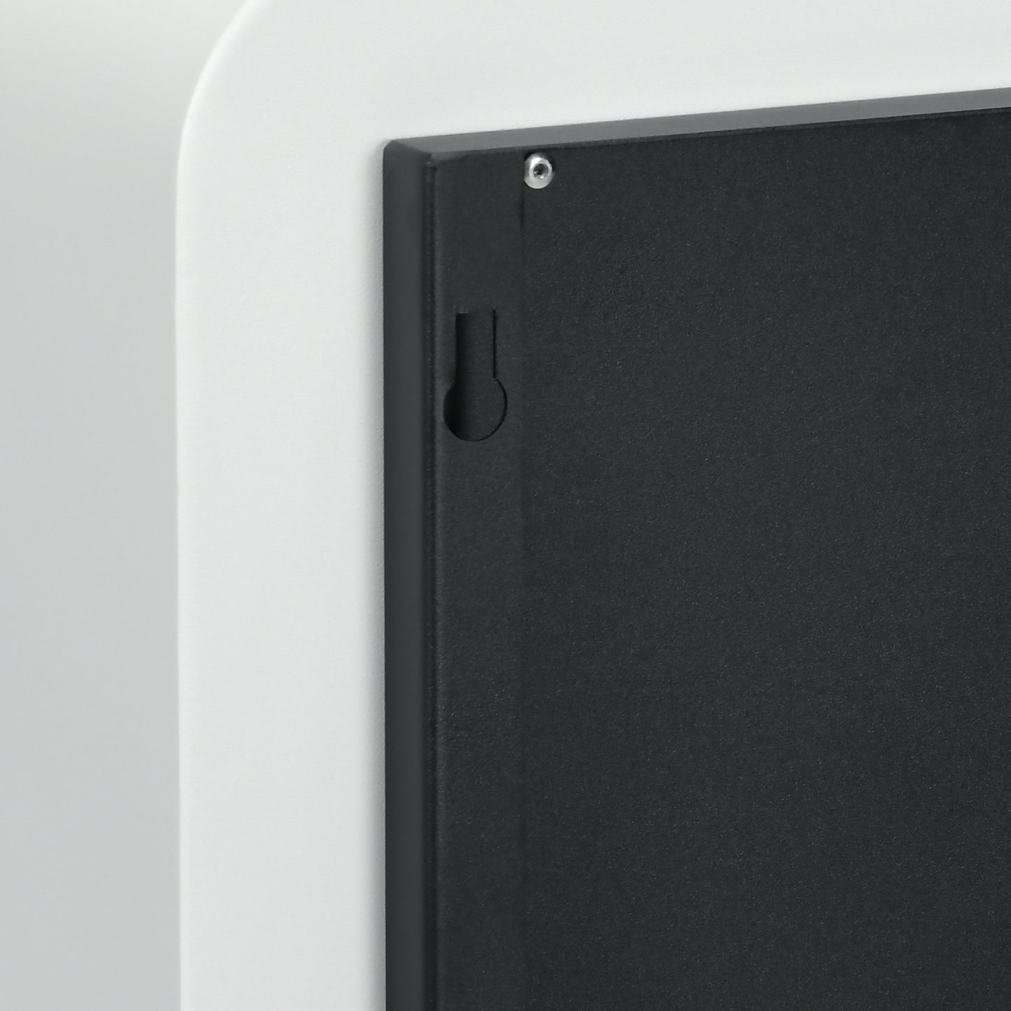 HOMCOM Wall Mounted Ethanol Fireplace, Bioethanol Heater Stove Fire with 1L Tank, 2.5 Hour Burning Time, 48 x 48 cm, White