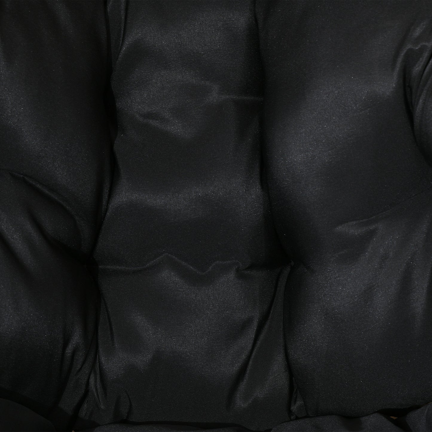 Outsunny String Rattan Egg Chair, with Padded Seat Cushion - Sand/Black