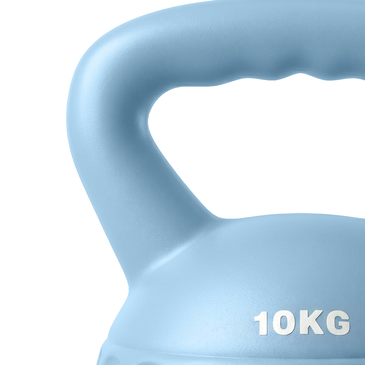 SPORTNOW Kettlebell for Strength Training Kettle Bell with Non-Slip Handle 10 kg Blue