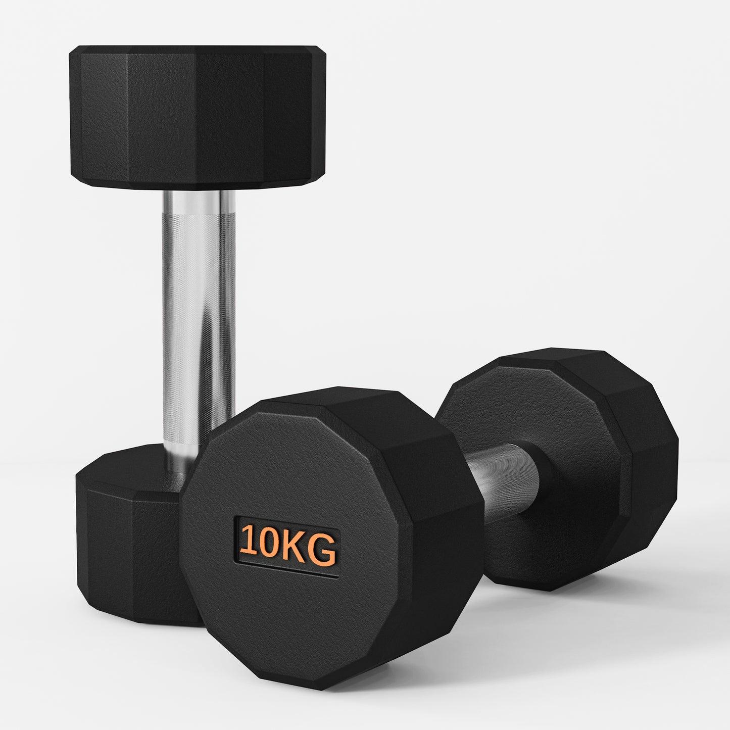 SPORTNOW Dumbbells Weights Set with 12-Sided Shape and Non-Slip Grip for Men Women Home Gym Workout, 2 x 10kg