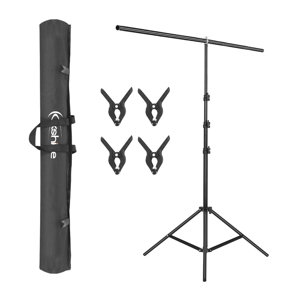 Kshioe improved version with 150cm cross bar T-shaped bracket iron black photography Stand