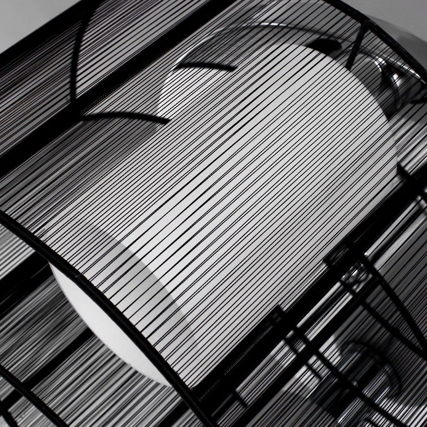 HOMCOM Modern Chandelier, Semi-Flush Mount Ceiling Light with 2 Light, E27 Bulb Base for Hallway, Dining Room, Living Room, White and Black