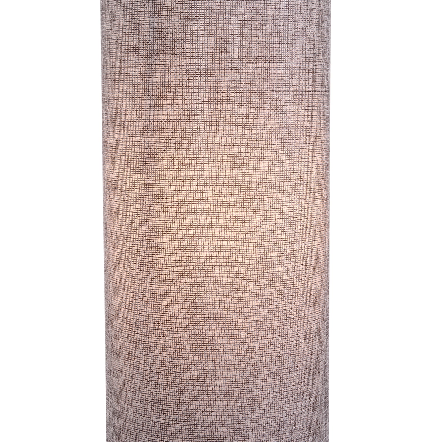 HOMCOM Floor Lamp for Living Room, 47" Modern Standing Lamp with Linen Shade, Wooden Base, Grey