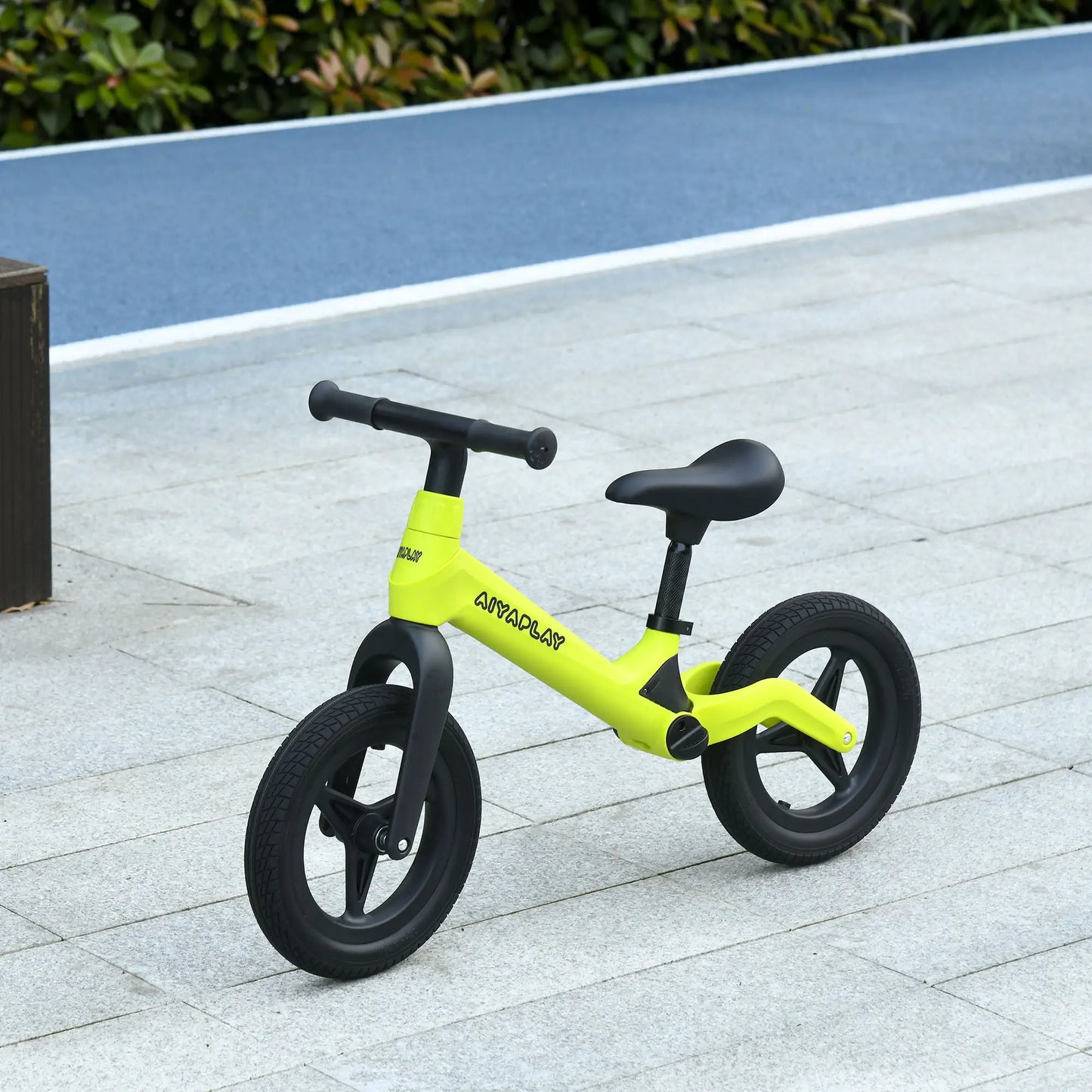 Balance Bike with Adjustable Seat and Handlebar, PU Wheels, No Pedal, for Ages 30-60 Months - Green