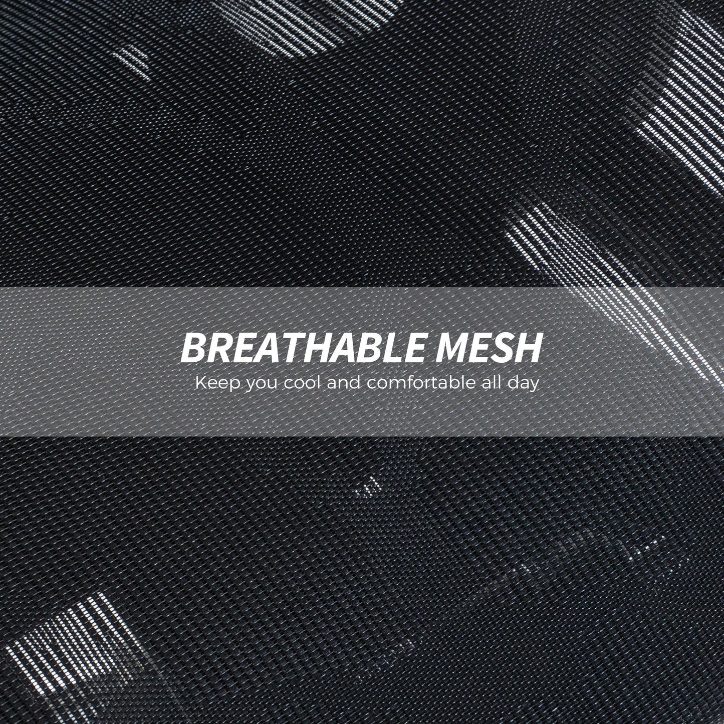 HOMCOM Ergonomic Office Chair, High Back Mesh Desk Chair, Black