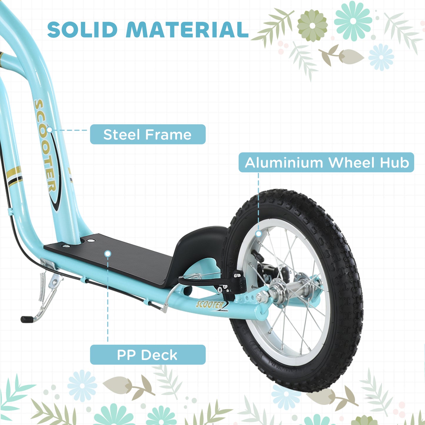 HOMCOM Teen Kids Stunt Scooter w