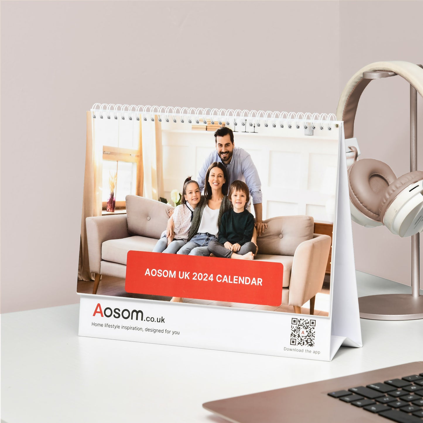 Aosom Customised 2024 Desk Calendar Default Title