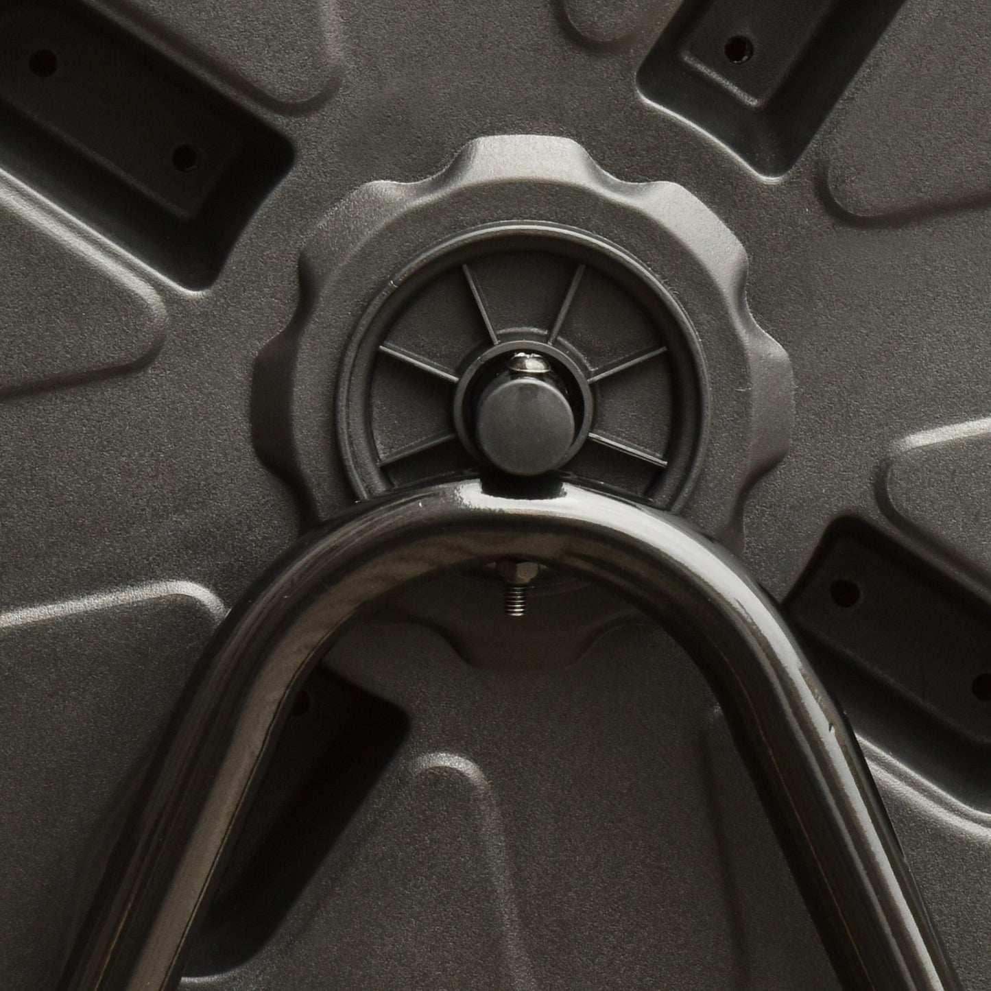 Outsunny 160L 360° Rotating Dual Chamber Composter - Orange