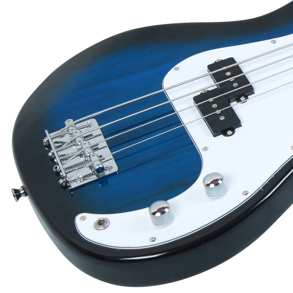 Glarry GP Electric Bass Guitar Cord Wrench Tool Dark Blue