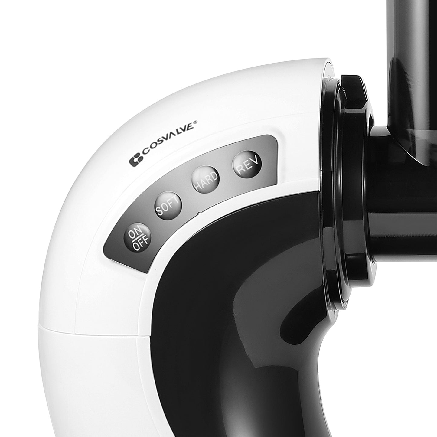 Masticating Juicer Extractor Slow Juicer Cold Press - White