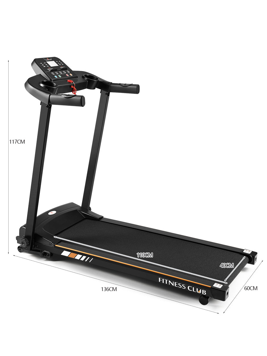 1500W Folding Treadmill Electric Motorised Running Machine - LiamsBargains.co.uk