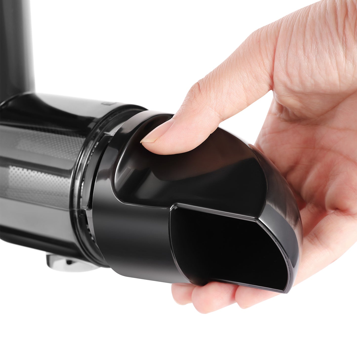 Masticating Juicer Extractor Slow Juicer Cold Press - White