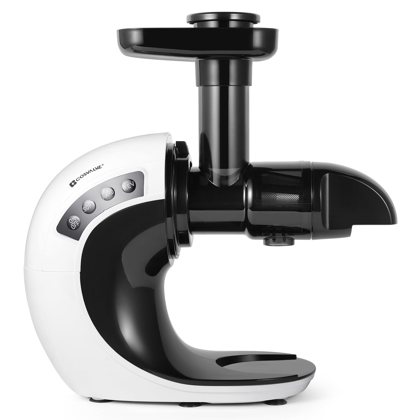 Masticating Juicer Extractor Slow Juicer Cold Press - White