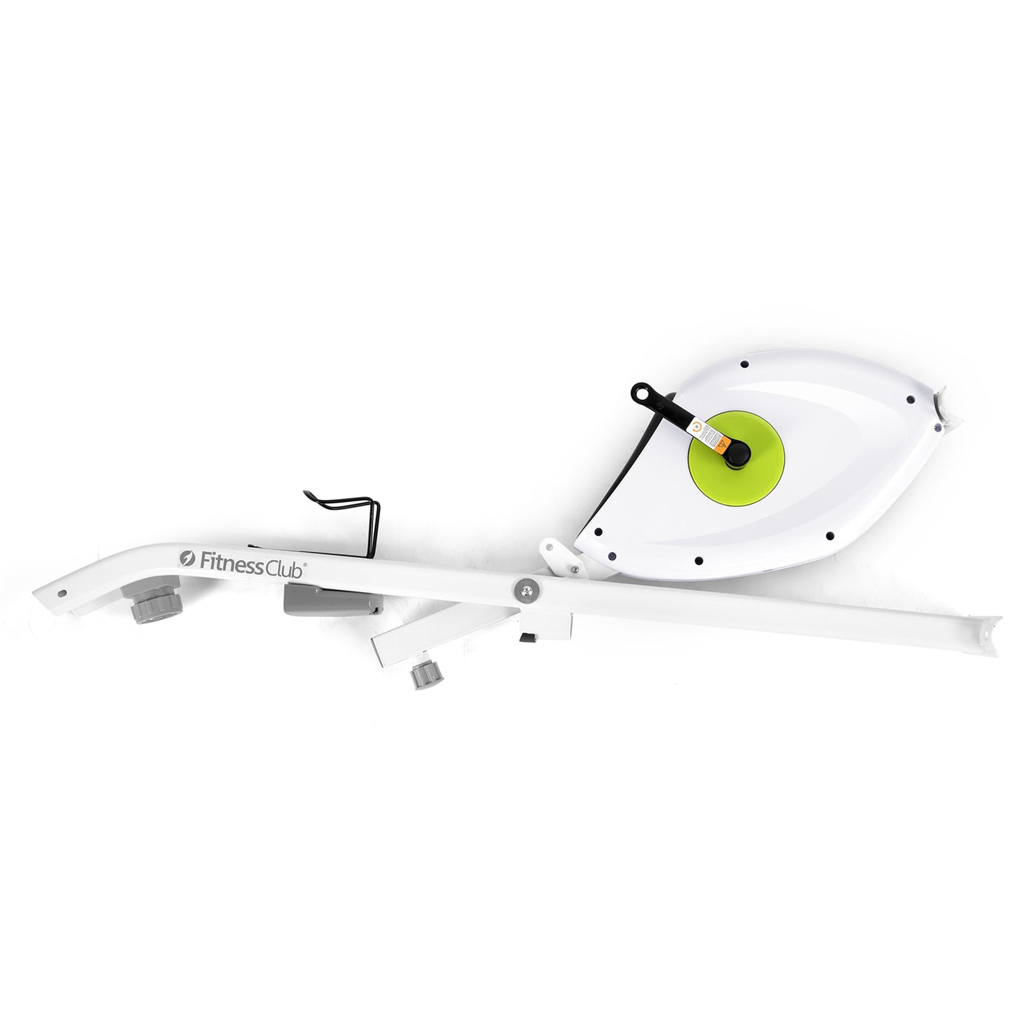 FitnessClub Exercise Bike with Resistance Bands and LCD Monitor