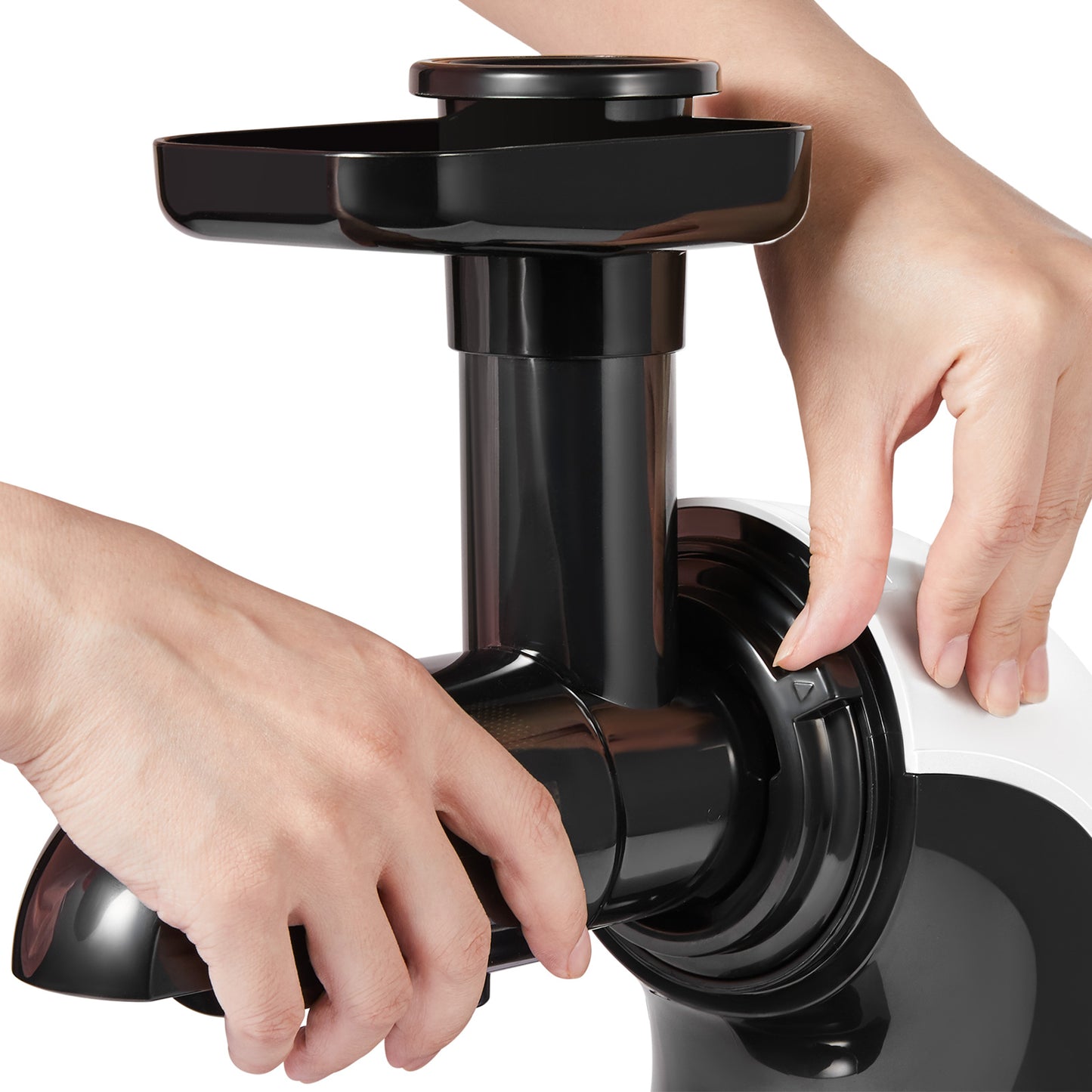 Masticating Juicer Extractor Slow Juicer Cold Press - White