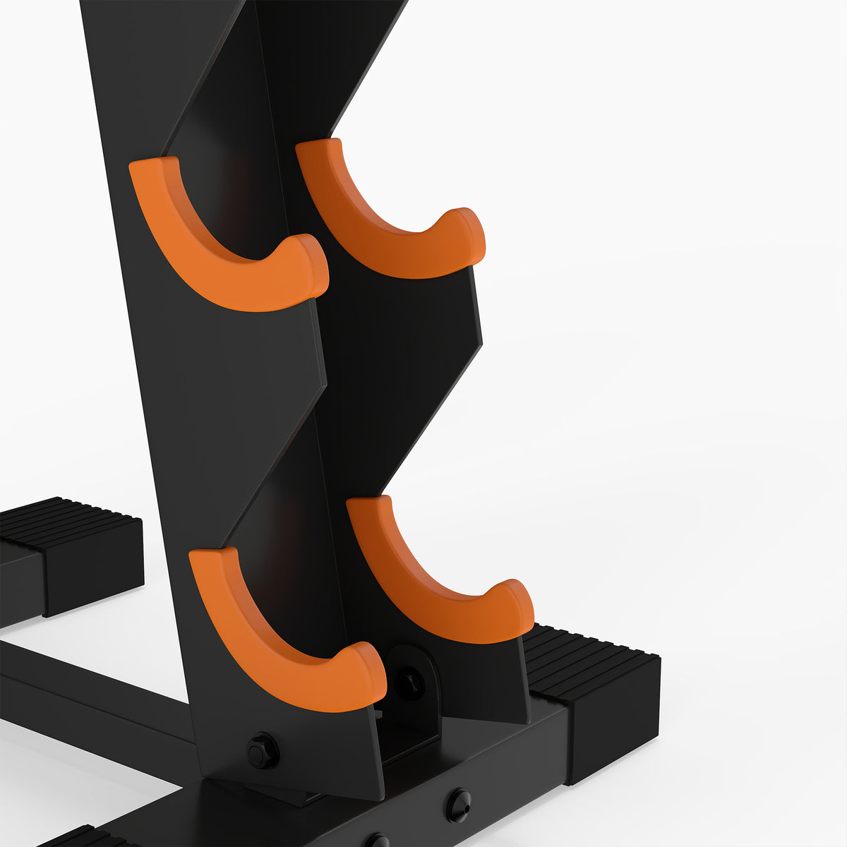SPORTNOW 5-Tier Dumbbell Rack, A-Frame Weight Stand with Protective Washers, Non-Slip Feet, Space-Saving Storage for Home Gym