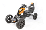 Thunder Eva Rubber Wheel Go Kart Orange