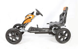 Thunder Eva Rubber Wheel Go Kart Orange