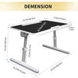Lap Desk For Laptop, Portable Bed Table Desk, Laptop Desk With LED Light And Drawer, Adjustable Laptop Stand For Bed, Sofa, Study, Reading